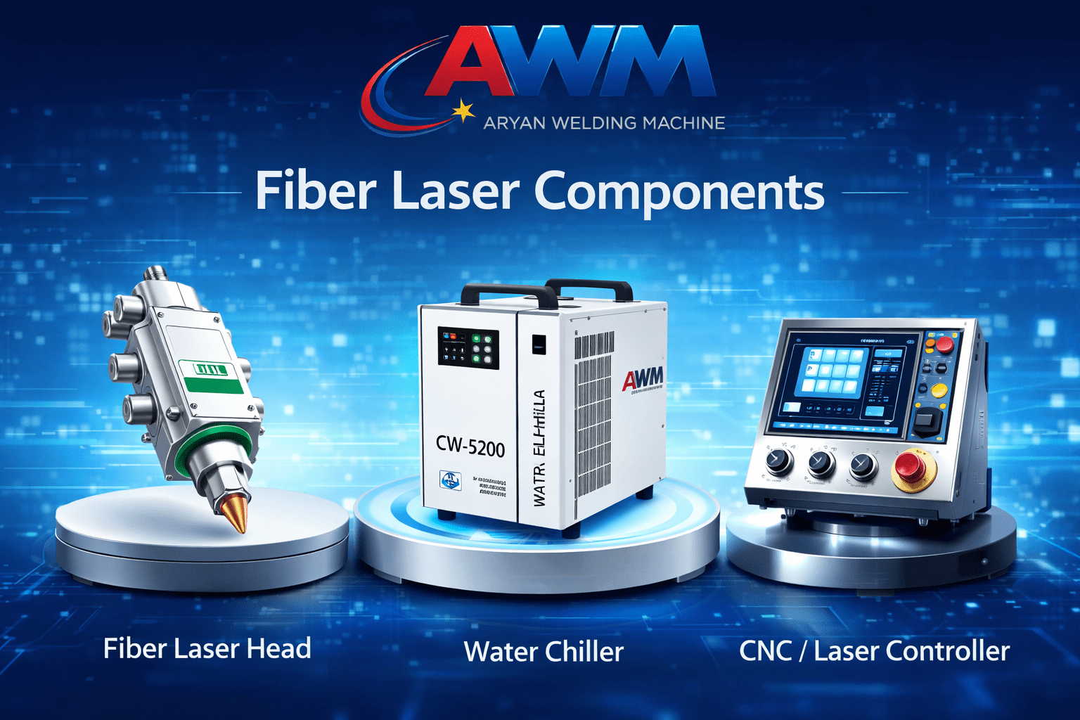 fiber laser component